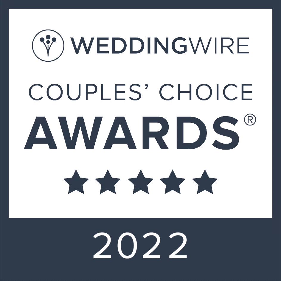 WeddingWire Couples' Choice Award, 5-star, 2022